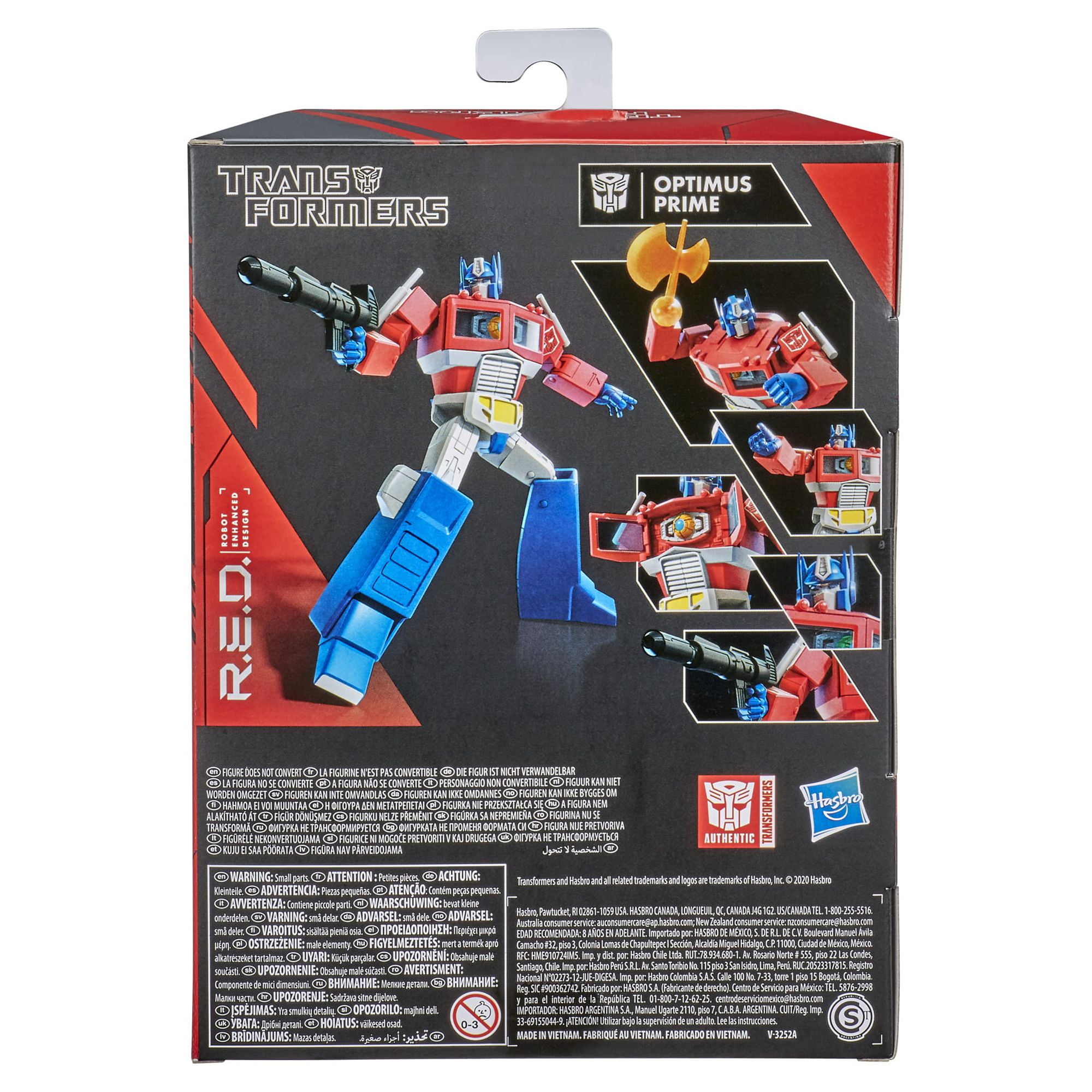 Transformers R.E.D. Series Prime Optimus Prime - 6-inch