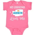 thumbnail image 3 of Inktastic Washington Grandma Loves Me Boys or Girls Baby Bodysuit, 3 of 5