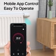 thumbnail image 4 of Mistaha Smart Thermostatic Radiator Valve with Child Lock Mode - Black, Battery-Free Packaging - LED Display, IP20 Protection Class, ±0.5℃ Accuracy, 4 of 6