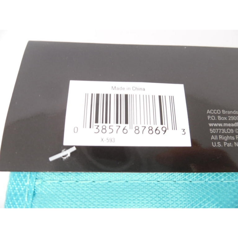 Mead Five Star Dual-Zipper Active Pencil Pouch - Teal - Walmart.com