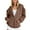 ZA-Brown, variant on Jsaierl Oversized Zip Up Hoodie for Women Baggy Loose Basic Zipper Hooded Sweatshirt Coat Y2K Jacket
