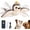 Owl, variant on Flying Bat Interactive Dog Toy, Rechargeable Flapping Pet Toy with Chirping Sound, 3 Play Modes, Removable Plush Cover for Dogs Cats Kittens (Weasel)
