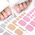 thumbnail image 5 of Full Cover DIY Manicure QZS Self-Adhesive Designs Women Toenail Decorations Self Adhesive Toenails Polish Stickers for Decorations Multicolor 5pcs, 5 of 5