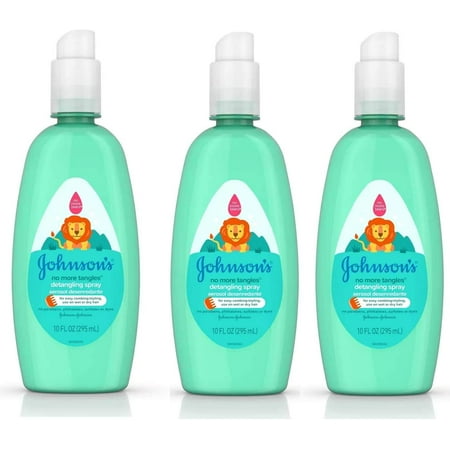 Johnson's No More Tangles Hair Detangling Spray, Tear Free, 10oz, 2-Pack