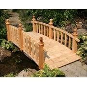 10' Red Cedar Limerick Picket Rail Bridge