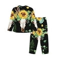 thumbnail image 2 of Bingfone Womens Pajama Sets Print,Long Sleeve Loungewear Pajamas Set-X-Large, 2 of 9