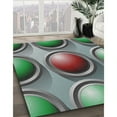 thumbnail image 3 of Ahgly Company Machine Washable Indoor Rectangle Transitional Black Area Rugs, 2' x 5', 3 of 7