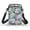 American Flag & Deer Design, variant on Owl Pattern Crossbody Bag for Adults Polyester Women Messenger Bag with Double Deck