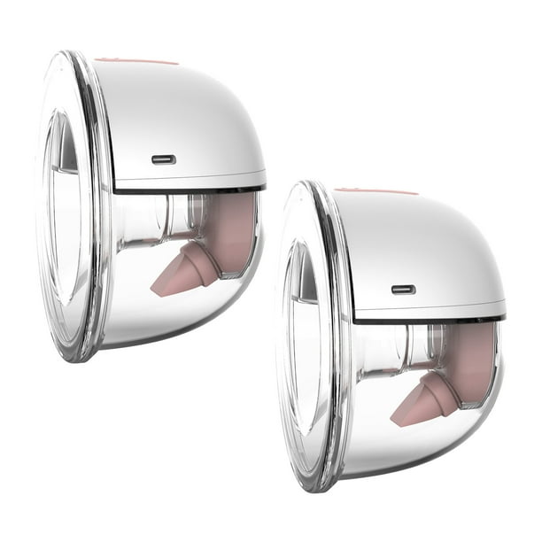 Sacaleches YOUHA YH-7006 2 paquetes de extractor de leche eléctrico portátil de manos libres Extractor de leche invisible silencioso 3 modos 9 niveles de succión 150 ml de gran capacidad con bridas de YOUHA Sacaleches