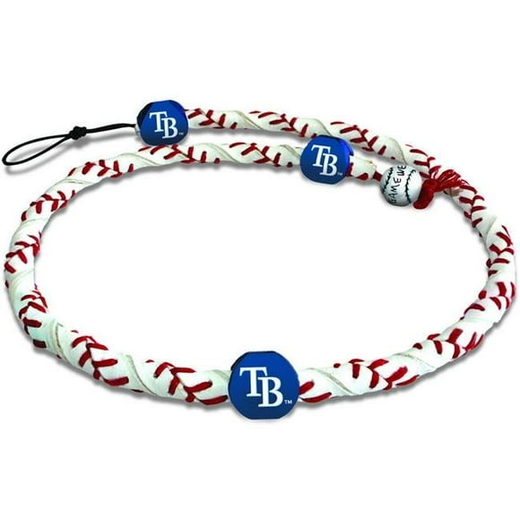 Tampa Bay Rays Classic Frozen Rope Baseball Necklace