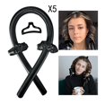 thumbnail image 1 of 5x Diadema de varil sin calor, r perezoso, cinta de sed de seda, cinta el cabello sin calor Baoblaze Varilla que se encrespa sin calor, 1 of 6