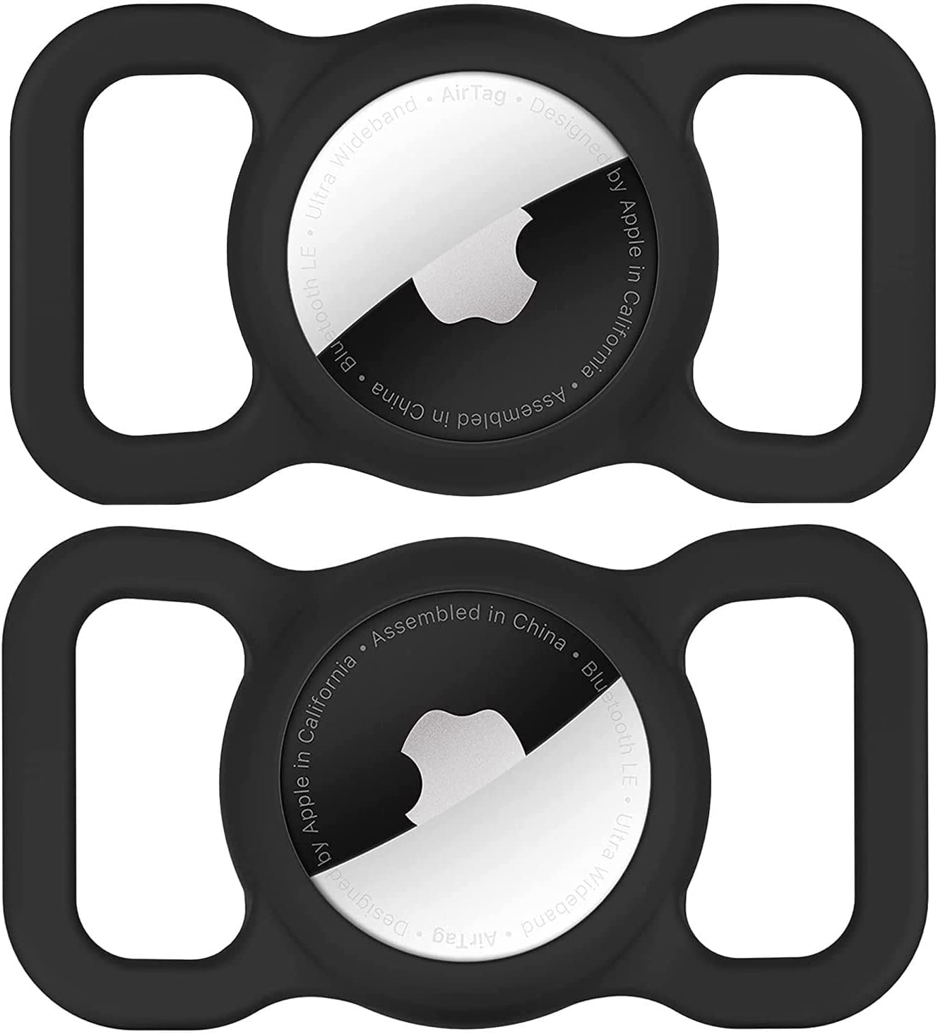 Airtag Dog Collar Holder(2 Pack) for Apple Airtags AntiLost Air Tag