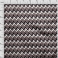 thumbnail image 3 of oneOone Silk Tabby Fabric Chevron Geometric Fabric Prints By Yard 42 Inch Wide, 3 of 4