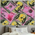 thumbnail image 2 of Autua Money Art Pop Art Tapestry Wall Hanging Unique Style Graphic Tapestries Home Wall Decor Art for Living Room Bedroom Apartment Farmhouse Dorm 40x60inch, 2 of 6