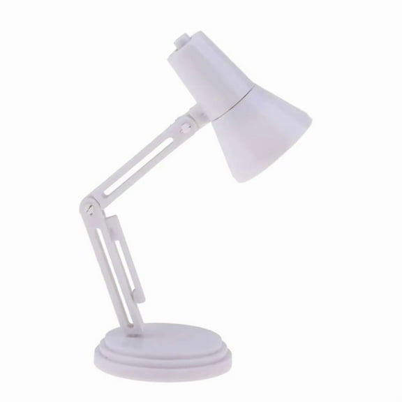 2PCS 1/6 Scale LED Desk Lamp Model for , for Hot Toys BJD, Kids Pretend Play Accessory, White Light