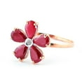 thumbnail image 2 of Galaxy Gold 14K Solid Rose Gold Gr st 3.02 ct Ruby & Diamond (6.5), 2 of 3