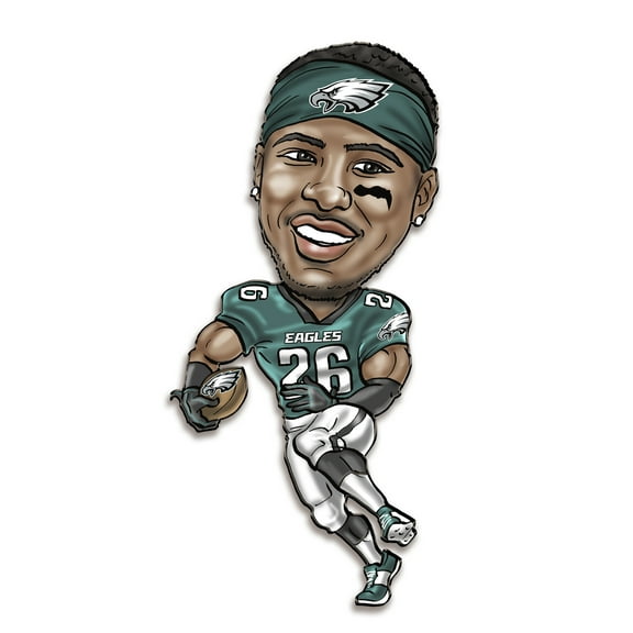 Saquon Barkley Philadelphia Eagles Metal Caricature Wall Art