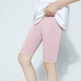 thumbnail image 5 of Plebaso Girls Bike Shorts Elastic Waist Sports Bottoms Activewear Kids Girls Dance Shorts Under Dress, 5 of 7