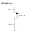 thumbnail image 2 of Uxcell 6Pcs Metal Temperature Thermal Fuse RY77 77 °C 170.6°F 15A 250V Cutoff Thermal Fuse for Motor Transformer Electric Industrial Home Appliance, 2 of 6