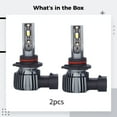 thumbnail image 5 of 9006(HB4) LED Headlight Bulbs H11/H9/H8 Conversion Kit, 12000LM Super Bright Car Light Replacement, Plug and Play Design, Cool White 6500K, IP68 Waterproof Rating, 5 of 5
