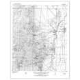 thumbnail image 3 of USGS 12x14 Black Modern Framed Museum Art Print Titled - Yerington District Nevada - USGS 1915, 3 of 5