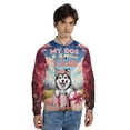 thumbnail image 4 of My Dog Is My Valentine Cute Alaskan Malamute in Gift Box All Over Print 3D Baseball Jacket Alaska Mal Dog Lovers Gifts Bomber Jacket Softball - 3006, 4 of 6