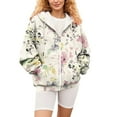 thumbnail image 6 of Bovemsi Sweatshirt for Women Fashion Spring Autumn Casual Long Sleeve Hoodies Sweatshirts Top Zip Up Hoodie, 6 of 7