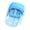 Sky Blue, variant on Dual-Hole Pencil Sharpener, Manual Pencil Sharpeners with Clear Case, Double Holes Pencils Sharpen Tool for Holiday Gifts, Classroom Rewards, Office Supplies