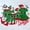 A, variant on SUXIAN Family Matching Christmas Santa 3 Piece Set Comfortable Holiday Party Festive Cosplay Performance Celebration Outfit