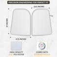 thumbnail image 3 of duomi-Tesla Windshield Sun Shade | Foldable Front Windshield Shade for Sun, Heat and UV Rays | Car Front Window Sunshade | Sun Protection Shade Fit for Tesla Model-3 &Y 2016-2025, 3 of 4