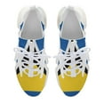 thumbnail image 5 of Saint Lucia Flag Walking Shoes for Men Woman Lightweight Tennis Fashion Elastic Sports Shoes Cushion Basketball Shoes, 5 of 7