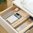 thumbnail image 4 of relayinert Organizer Box For Organizers Lightweight And Portable Storage Box Desktop Transparent Storage Organizers Storage square box M 1Set, 4 of 6
