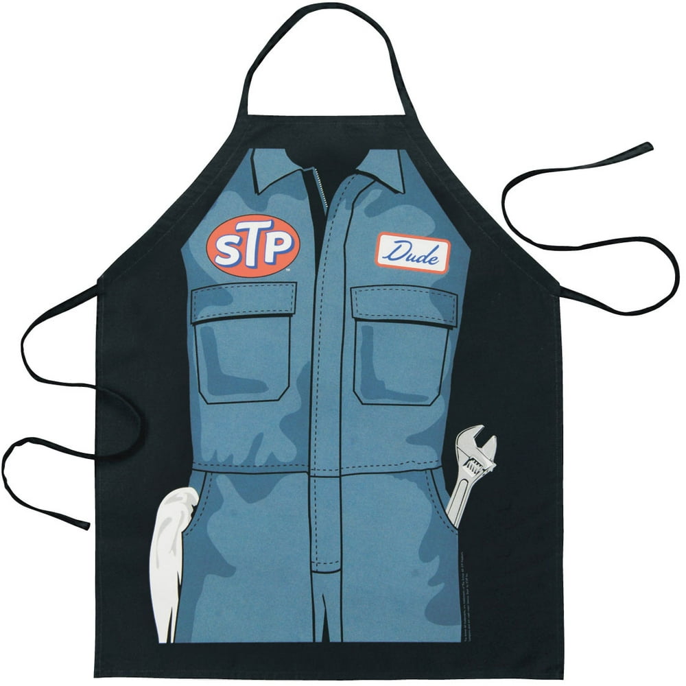 STP Mechanic Apron Black