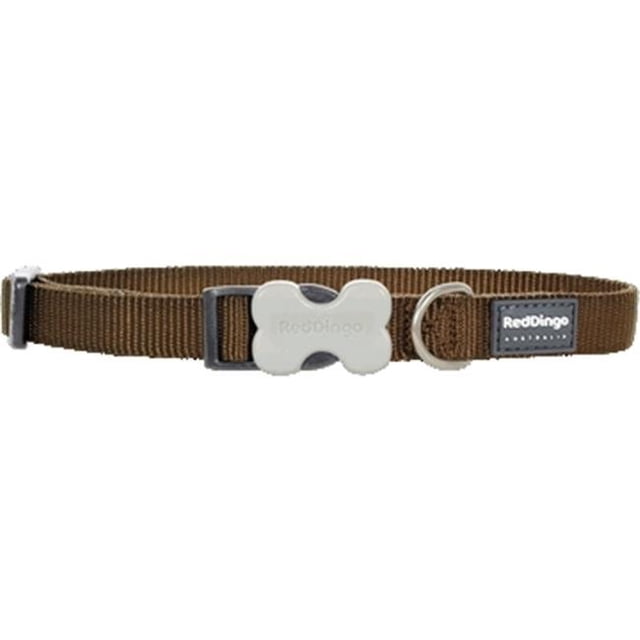 Red Dingo DC-ZZ-BR-SM Collier pour Chien Brun Classique - Petit