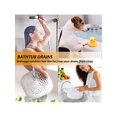 thumbnail image 4 of Hair Drain Catcher,Square Hair Drain Cover For Shower Silicone Hair Stopper With Suction Cup,Easy To Install Suit For Bathroom,Bathtub, 4 of 5