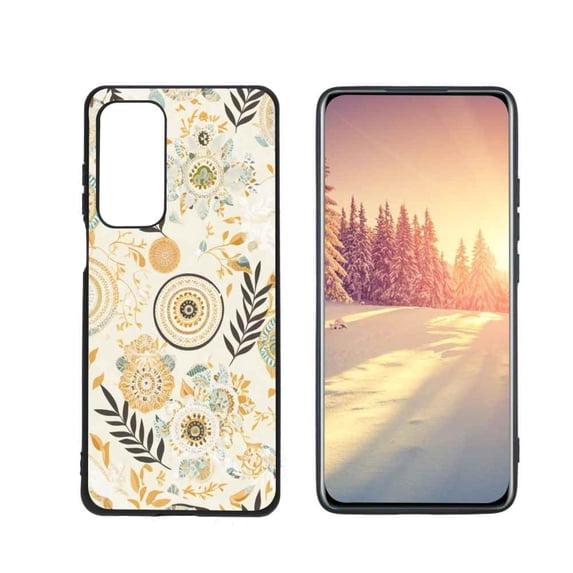 Abstract-boho-7 Phone Case, Degined for Motorola MOTO Edge 5G UW Case Men Women, Flexible Silicone Shockproof Case for Motorola MOTO Edge 5G UW