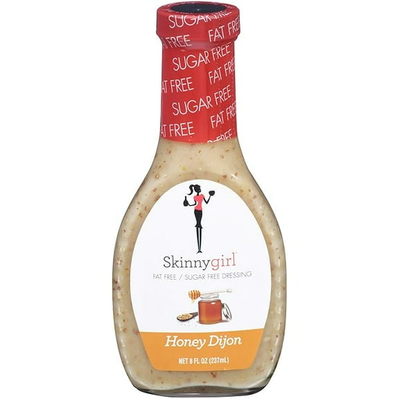 Skinnygirl Fat-Free Salad Dressing, Sugar-Free Honey Dijon, 8 Ounce ( Pack of 2 )