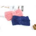 thumbnail image 4 of Diademas cruzadas tejidas, protectores para los oídos, diademas tejidas a mano, accesorios para el cabello cálidos de moda para otoño e invierno, 5 uds. Rojo Verde, 4 of 5