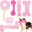 pink, variant on Puppy Toys, 6 Pack Dog Chew Toys for Puppy, Cute Pink Small Dog Toys, Teething Toys for Puppies, Soft Durable Interactive Chew Toy for Small Dogs