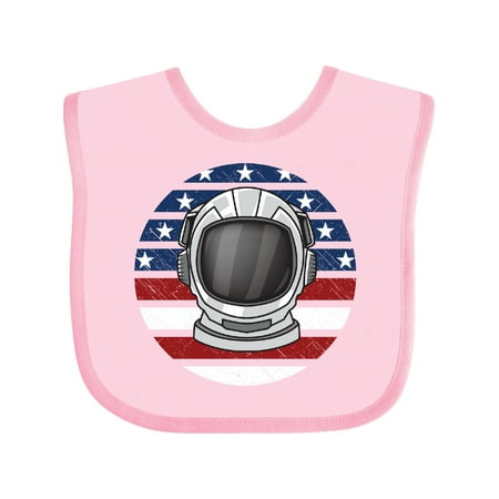 

Inktastic Space Astronaut Cool USA Boys or Girls Baby Bib