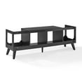 thumbnail image 5 of Crosley Furniture Asheville Low Record Storage Console in Black, 5 of 10
