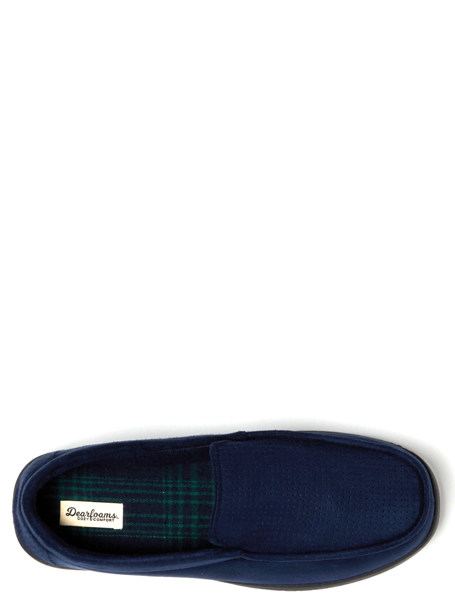 Dearfoams Cozy Comfort Men's Jason Microsuede Moccasin Slippers