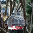 thumbnail image 1 of Bird Feeders, Spacious Dining Space Round Shape Multifunctional Durable Easy Installation Clear Bird Feeders  For Garden, 1 of 8