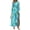 Blue, variant on PRETTYGARDEN Women's Floral Maxi Dress Spring Long Sleeve V Neck Casual A Line Long Flowy Boho Party Dresses