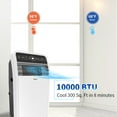 thumbnail image 5 of Shinco 6400BTU(10,000 BTU ASHRAE) 3-in-1 Portable Air Conditioner, Air Cooler with Remote Control, Window Kit, 5 of 8