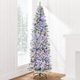 thumbnail image 1 of Lápiz flocado Christmas Tree Best Choice Products de 9 pies, 1 of 8