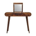 thumbnail image 3 of Artisan Furniture Solid Wood Chestnut Mirror Dressing Table, 3 of 10