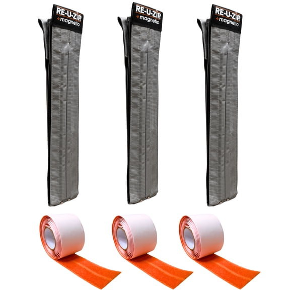 RE-U-ZIP® Self-Closing Magnetic Entry Strip™ | 3-Pack
