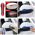 thumbnail image 4 of Scienceny Paquete de 2 pegatinas para coche, advertencia reflectante, tira de cristal retrovisor, decoración, cinta nocturna, calcomanía Automoción decorativa y accesorios Rojo, 4 of 6