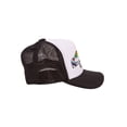 thumbnail image 3 of Rainbow Unicorn Patch Trucker Foam Panel Hat - Black/White, 3 of 4